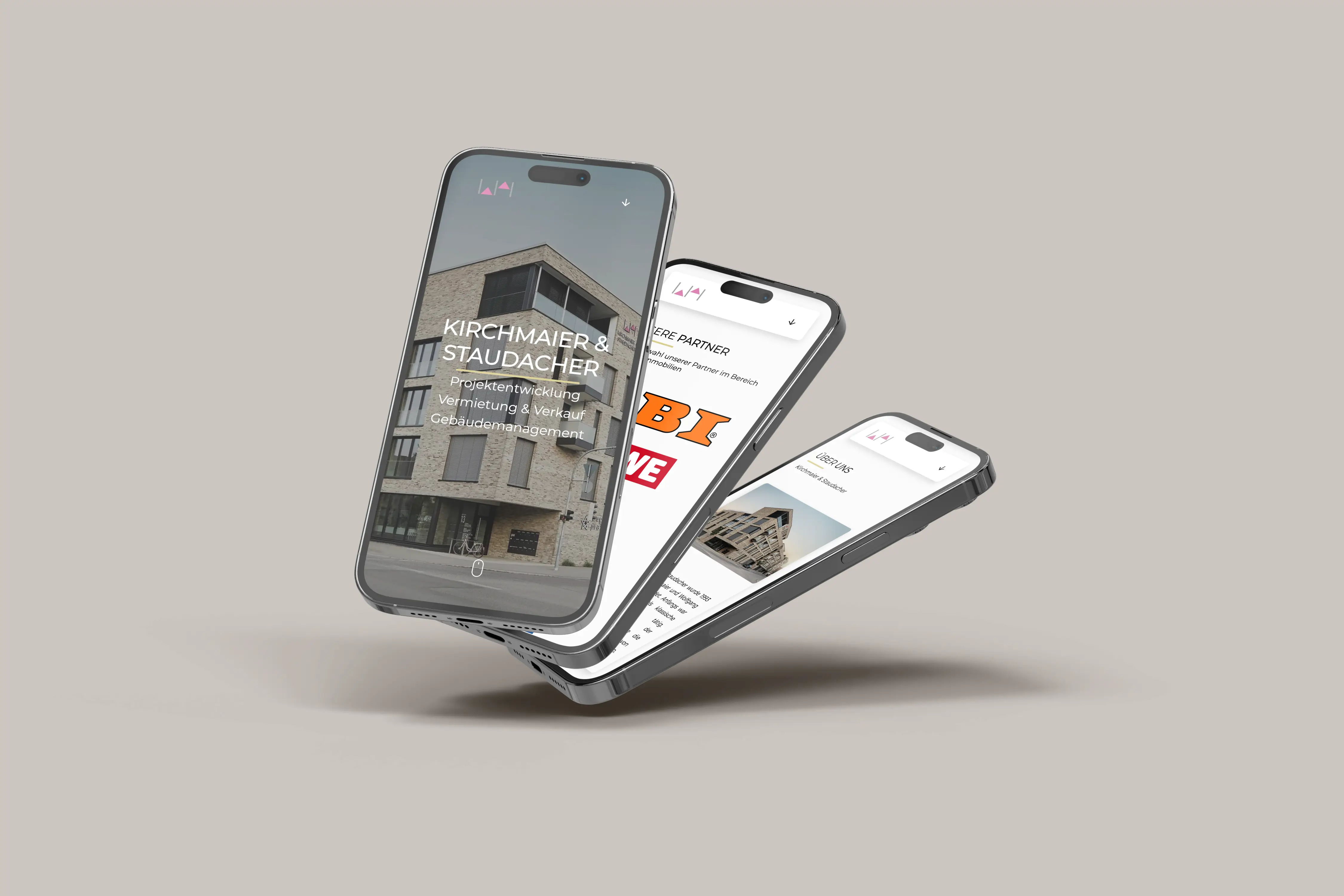 Kirchmaier & Staudacher — mobile view