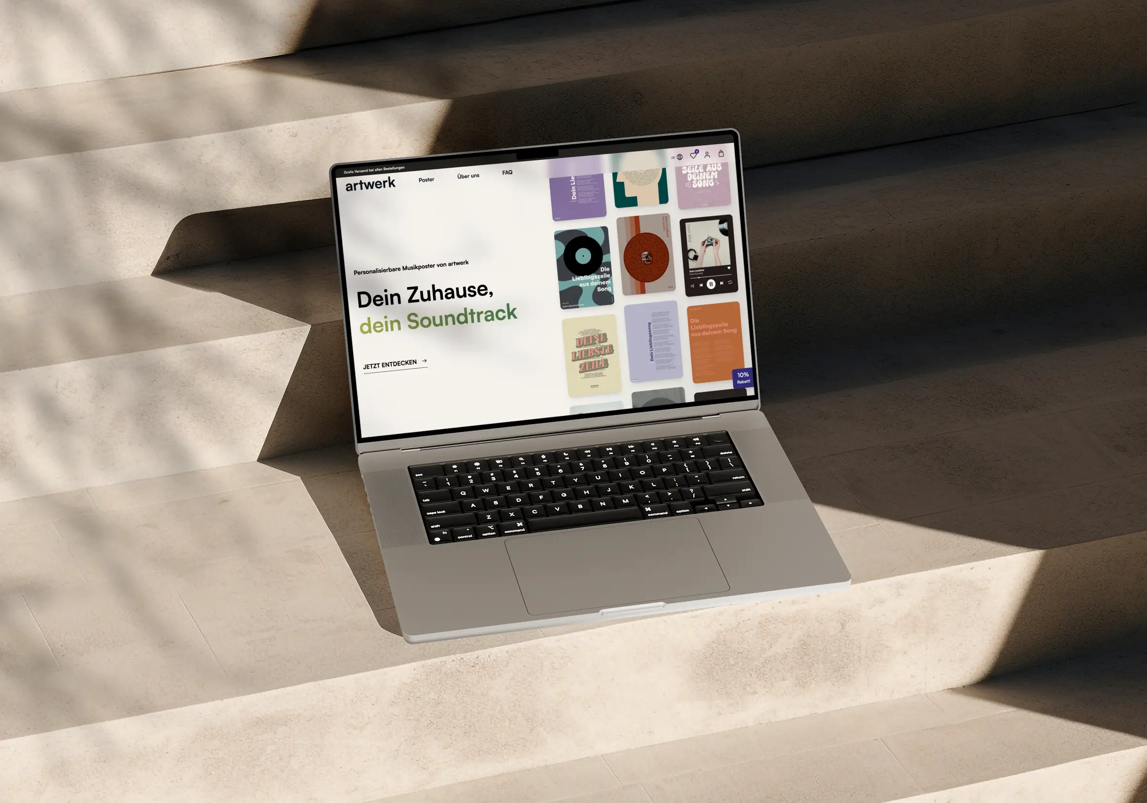 artwerk studios — desktop view